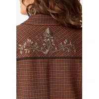 Костюм FITA 3131 Венциана терракот + коричневый