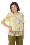 Костюм Alani 2371 оливковый+оттенки желтого