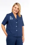 Костюм Vilena fashion 1083 синий меланж