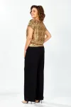 Костюм Mira Fashion 5633 черный+золото Костюм Mira Fashion 5633 черный+золото