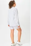 Костюм Svetlana Style 2106 белый полоска