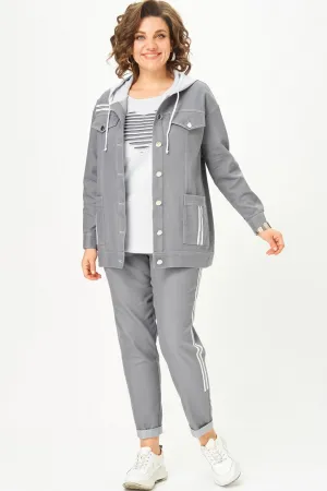 Костюм Svetlana Style 1569 серый