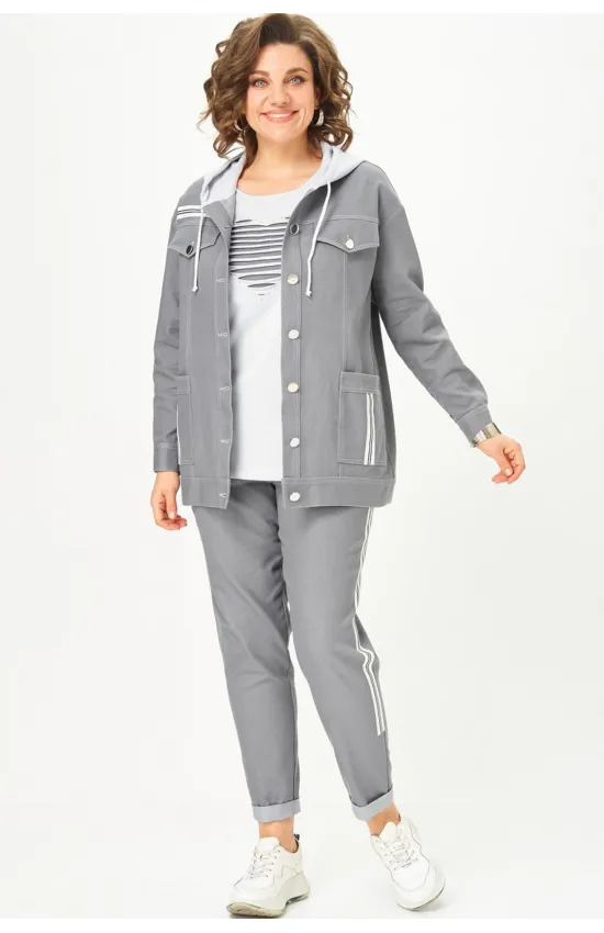 Костюм Svetlana Style 1569 серый