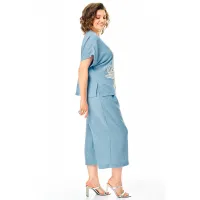 Костюм Michel Chic 1451 небесно-голубой
