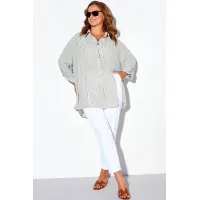 Костюм Лиона-Стиль 898 оливковая полоска