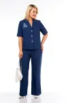 Костюм Vilena fashion 1083 синий меланж