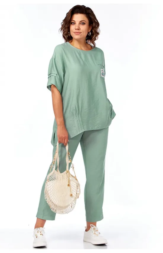 Костюм Vilena fashion 1085 светлая полынь