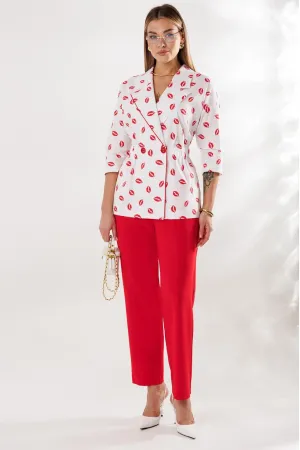Костюм Anastasia 1333 бело-красный