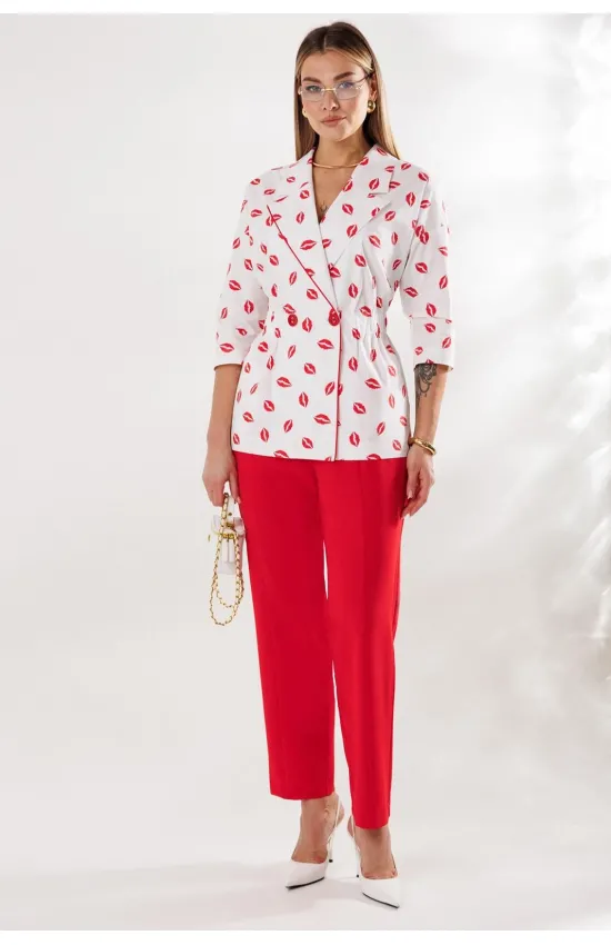 Костюм Anastasia 1333 бело-красный