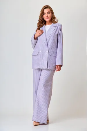 Костюм Anelli полоска перламутр
