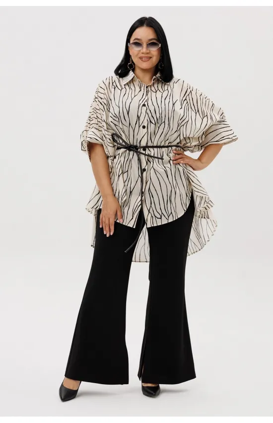 Костюм Anastasia 1260-2 молочно-чёрный Костюм Anastasia 1260-2 молочно-чёрный