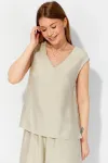 Костюм LAIKONY L-184 бежевый+черный