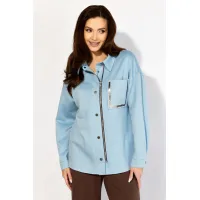 Костюм ТАиЕР 1419 голубой ,коричневый