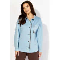 Костюм ТАиЕР 1419 голубой ,коричневый