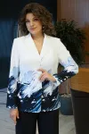 Костюм Alani 2405 черный/акварель на белом