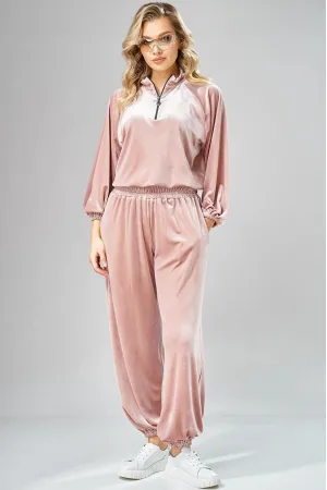 Костюм Ольга Стиль С1004 пудрово-розовый
