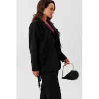 Костюм Vilena fashion 1121 черный+винный