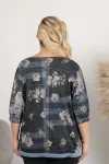 Трикотажная туника с рукавами три четверти W-М4-5349/1
