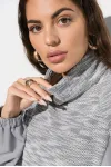 Серая комбинированная туника CH-Для себя любимой