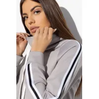 Серое трикотажное платье CH-Вопреки стандартам (нью)