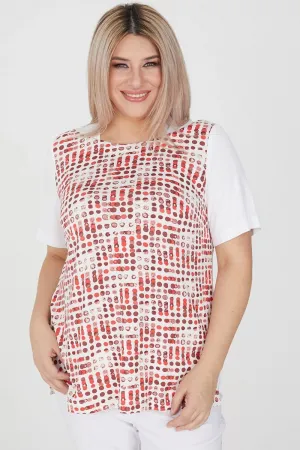 Повседневная женская футболка Люкс-1194 розовый