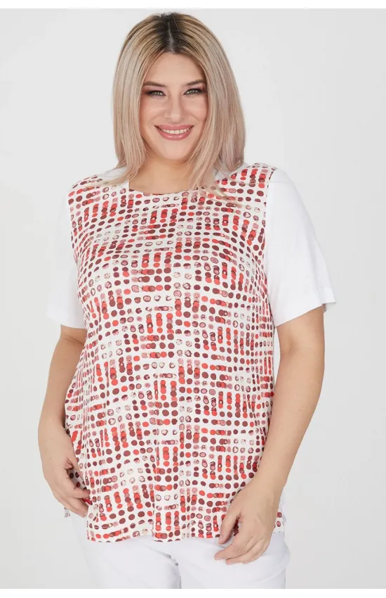 Повседневная женская футболка Люкс-1194 розовый Повседневная женская футболка Люкс-1194 розовый