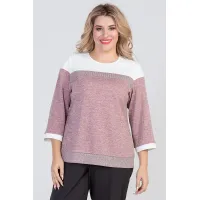 Стильный женский джемпер Люкс-831 розовый Стильный женский джемпер Люкс-831 розовый