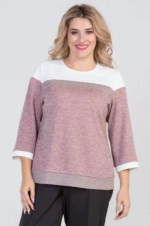 Стильный женский джемпер Люкс-831 розовый