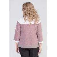 Стильный женский джемпер Люкс-831 розовый Стильный женский джемпер Люкс-831 розовый