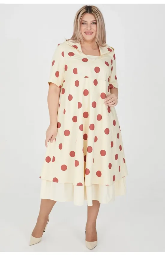 Очаровательное женское платье 62 размера Люкс-1205 коричневый-Н Очаровательное женское платье 62 размера Люкс-1205 коричневый-Н