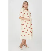 Очаровательное женское платье 62 размера Люкс-1205 коричневый-Н Очаровательное женское платье 62 размера Люкс-1205 коричневый-Н