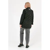 Стильная женская рубашка Люкс-1035 черный Стильная женская рубашка Люкс-1035 черный