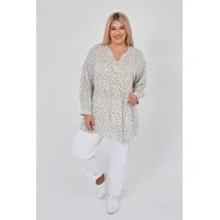 Оригинальная женская туника Люкс-1143 молочный-ПН Оригинальная женская туника Люкс-1143 молочный-ПН