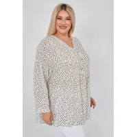 Оригинальная женская туника Люкс-1143 молочный-ПН Оригинальная женская туника Люкс-1143 молочный-ПН