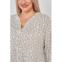 Оригинальная женская туника Люкс-1143 молочный-ПН Оригинальная женская туника Люкс-1143 молочный-ПН