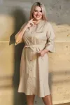 Превосходное женское платье Люкс-929 бежевый-ПН Превосходное женское платье Люкс-929 бежевый-ПН