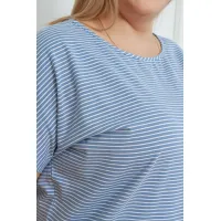 Практичная женская футболка Люкс-1323 синий Практичная женская футболка Люкс-1323 синий